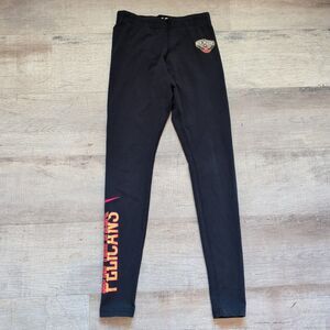 Nike NBA New Orleans Pelicans Leggings S Black EUC Cotton Blend